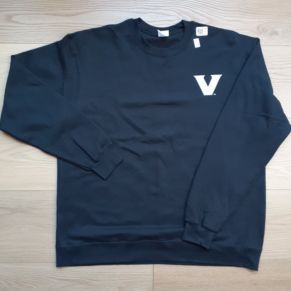 V - Vanderbilt Commodores Logo - New XL Black Sweatshirt